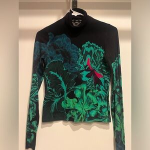 The Kit Turtleneck Women's XS "Jewel Iris"